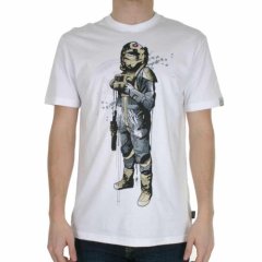 Addict Mens Addict At-at Pilot Tee White