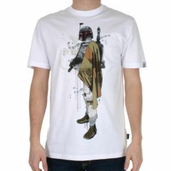 Addict Mens Addict Boba Fett Tee White
