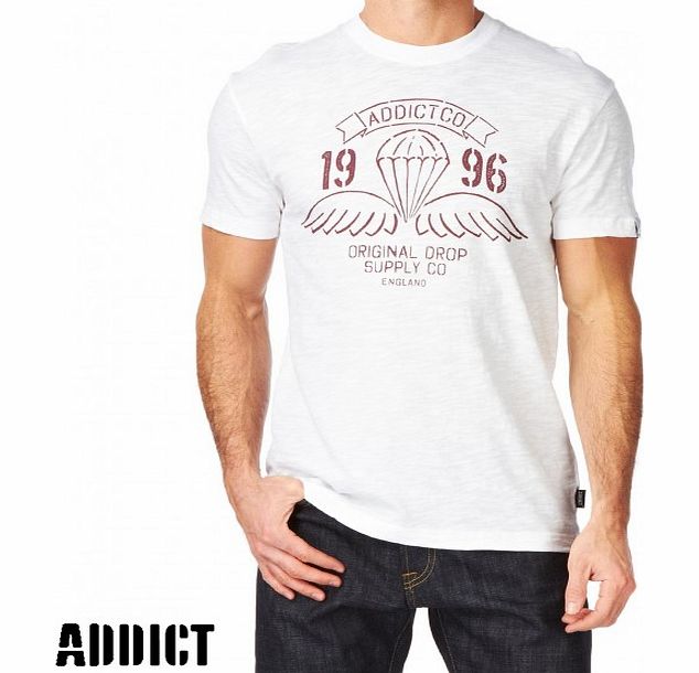 Mens Addict Supply Co T-Shirt - White