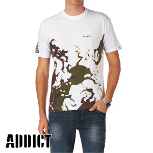 Addict T-Shirts - Addict Claw 02 T-Shirt - White