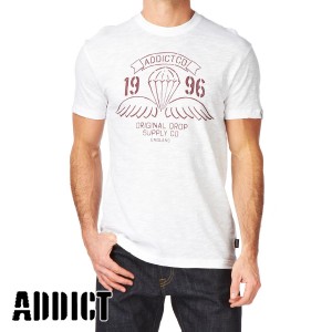 Addict T-Shirts - Addict Supply Co T-Shirt - White