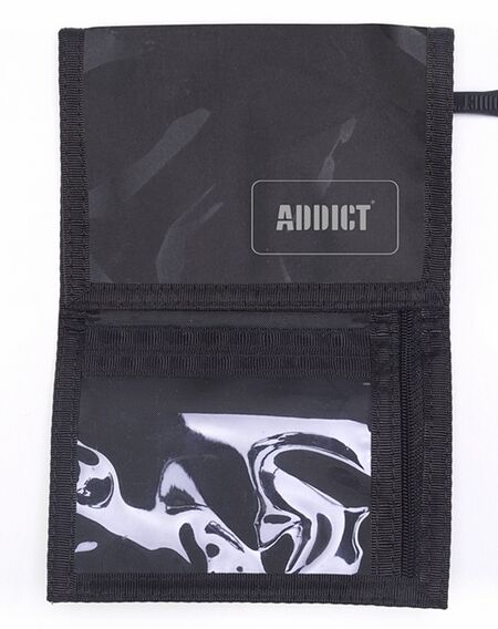 Tri-Fold Wallet Military Black