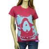 Addict Womens A Skull Tee (Pink)