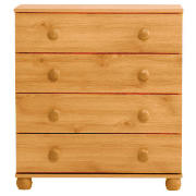 Addison 4 Drawer Chest, Pine Effect