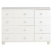 Addison 8 Drawer Chest, White