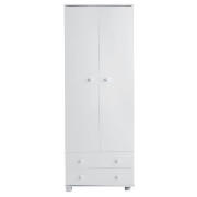 Addison Double Wardrobe, White