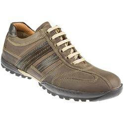 Male ADEM1003 Leather Upper Leather/Textile Lining in Medium Brown