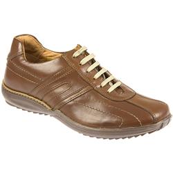 Adelchi Male Adem401 Leather Upper Leather Lining in Brown