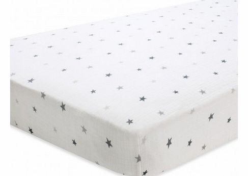 Fitted sheet - Grey Stars `One size