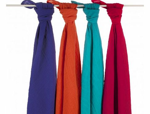 aden   anais Maxi Swaddles in 4 matching colours `One size