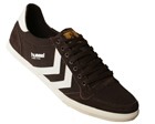 Hummel Stadil Low Slim Brown/White Canvas Trainers