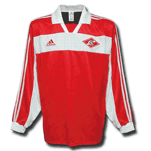 Adidas 00-01 Spartak Moscow Home L/S shirt