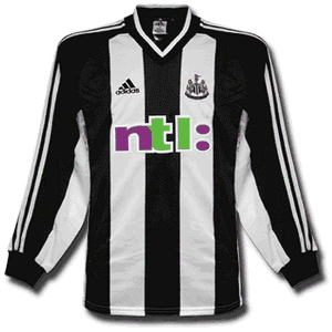 Adidas 01-03 Newcastle United Home L/S shirt
