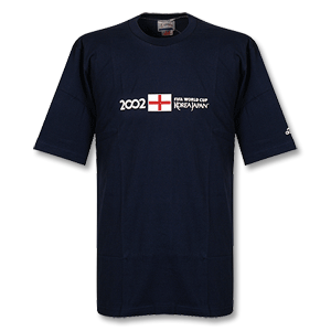 02-03 Adidas England Flag T-shirt - navy