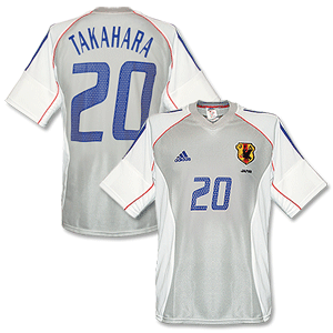 02-03 Japan Away shirt + No.20 Takahara