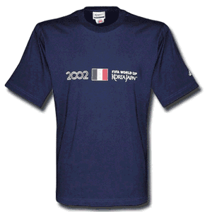 Adidas 02-03 World Cup France Flag T-shirt