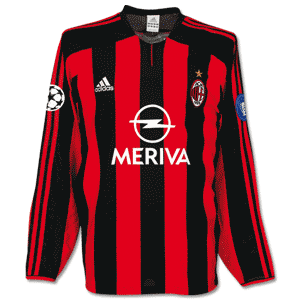 Adidas 03-04 AC Milan Home C/L L/S shirt