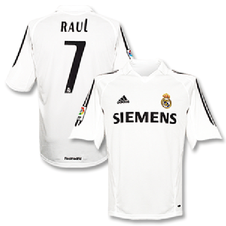 Adidas 05-06 Real Madrid Home shirt   No.7 Raul