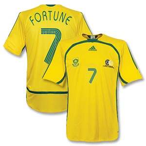 Adidas 05-07 South Africa Home shirt   No.7 Fortune