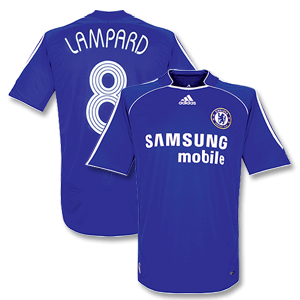 Adidas 06-08 Chelsea Home Shirt   Lampard 8 (C/L Style)