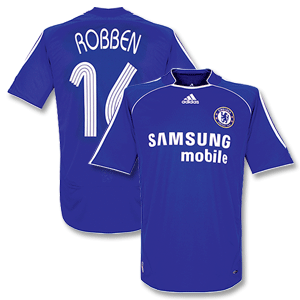 Adidas 06-08 Chelsea Home Shirt   Robben 16 (C/L Style)