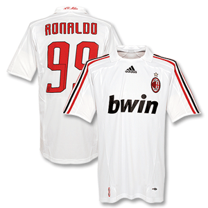 Adidas 07-08 AC Milan Away Shirt   Ronaldo No.99