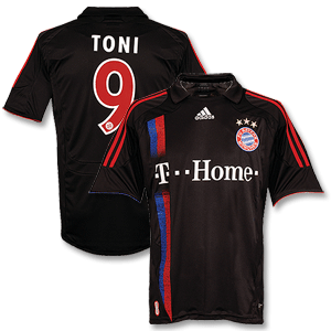 07-08 Bayern Munich 3rd shirt   Toni No.9