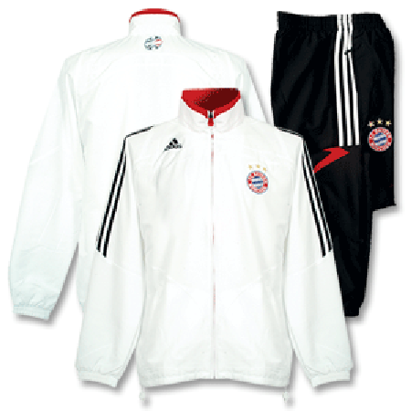 Adidas 07-08 Bayern Munich Presentation Suit - white