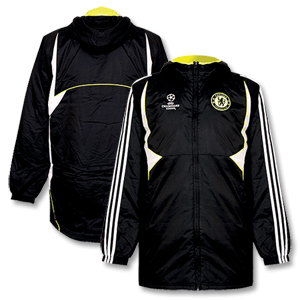 Adidas 07-08 Chelsea UCL Stadium Jacket - Black/White