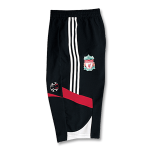 07-08 Liverpool 3/4 Length Training Pants - Black/Red