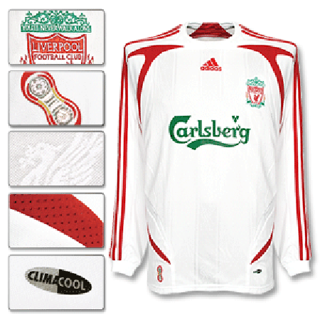 Adidas 07-08 Liverpool Away L/S shirt