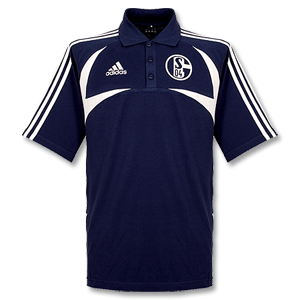 Adidas 07-08 Schalke Polo - Navy