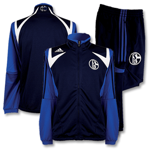 Adidas 07-08 Schalke Training Suit - Navy