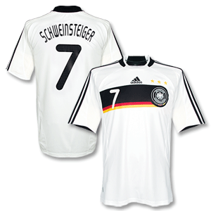 Adidas 07-09 Germany Home Shirt   Schweinsteiger 7
