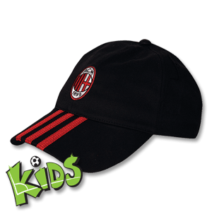 Adidas 08-09 AC Milan 3 Stripe Cap - Youths