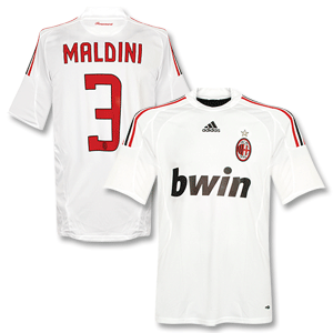 Adidas 08-09 AC Milan Away Shirt   Maldini 3