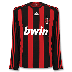 Adidas 08-09 AC Milan L/S Home C/L Shirt