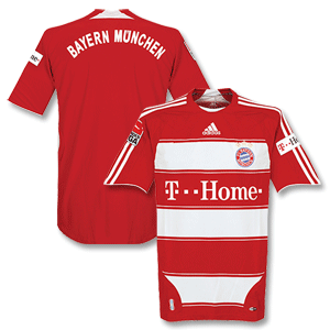 08-09 Bayern Munich Home Shirt   B/L Logo