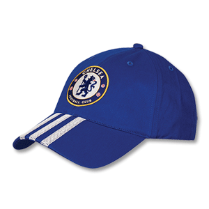 Adidas 08-09 Chelsea 3 Stripe Cap Blue-White