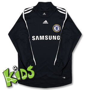 Adidas 08-09 Chelsea Away GK Shirt - Boys - Royal/White