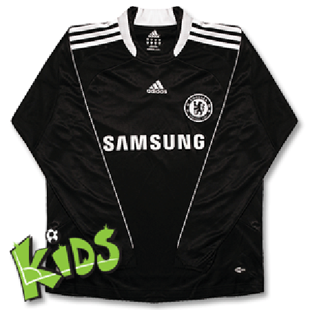 Adidas 08-09 Chelsea Away L/S Shirt - Boys