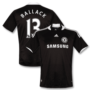 08-09 Chelsea Away Shirt + Ballack 13