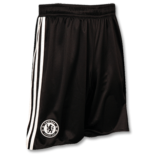 Adidas 08-09 Chelsea Away Shorts - Black/White