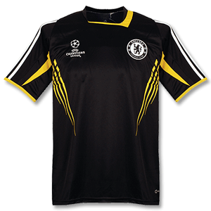 Adidas 08-09 Chelsea Champions League Training Shirt - Black/White