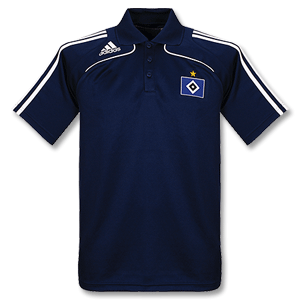 Adidas 08-09 Hamburger SV Polo Shirt - Navy