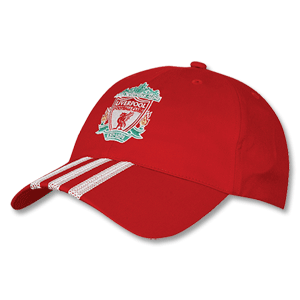 Adidas 08-09 Liverpool 3 Stripe Cap - Red