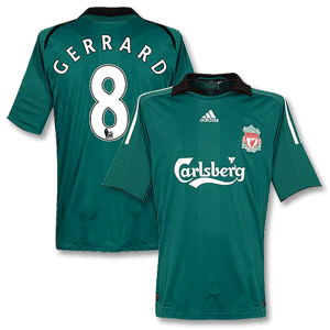 Adidas 08-09 Liverpool 3rd Shirt   Gerrard 8