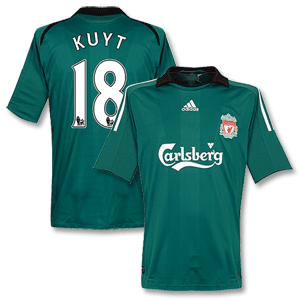 Adidas 08-09 Liverpool 3rd Shirt   Kuyt 18