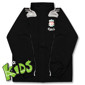 Adidas 08-09 Liverpool All Weather Jacket - Boys - Black/Grey