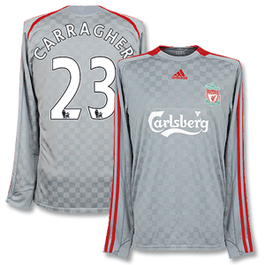Adidas 08-09 Liverpool Away L/S Shirt   Carragher 23